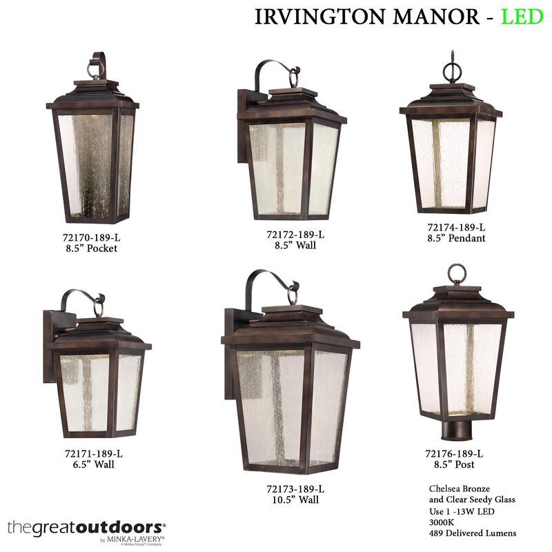 Irvington Manor Outdoor Wall Light by Minka Lavery