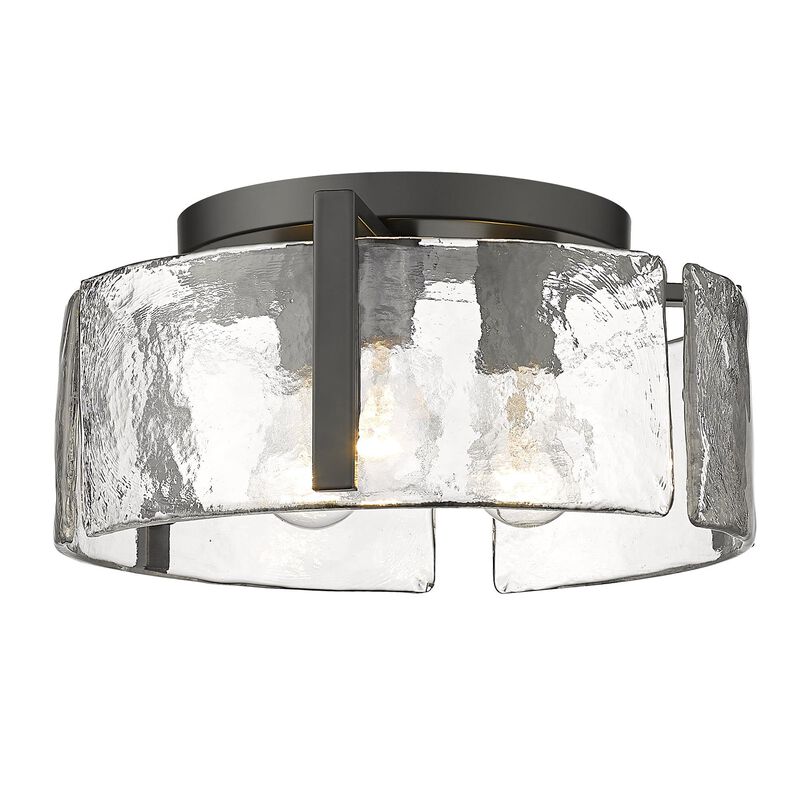 Aenon Flush Mount by Golden Lighting