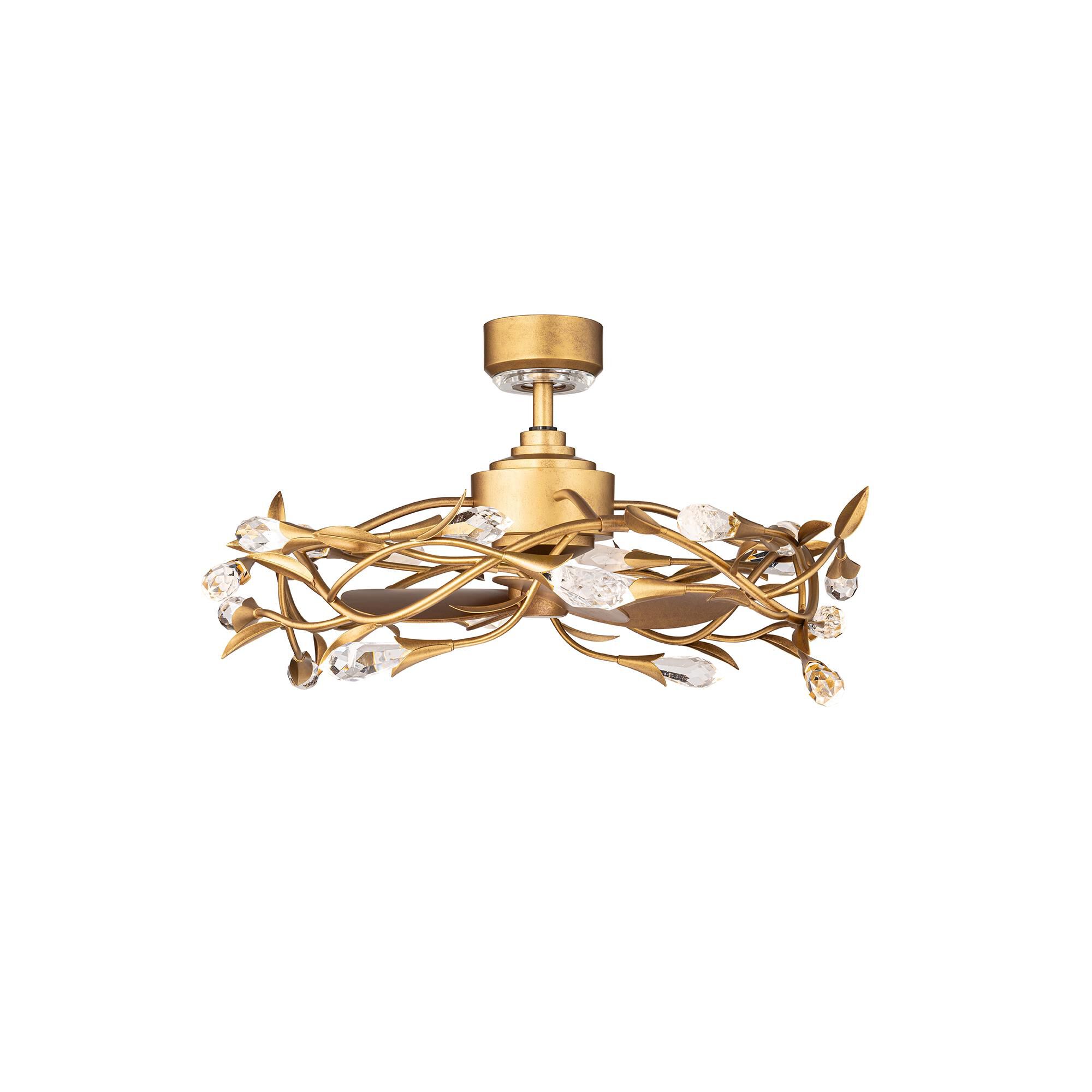 Secret Garden Chandelier Ceiling Fan by Schonbek