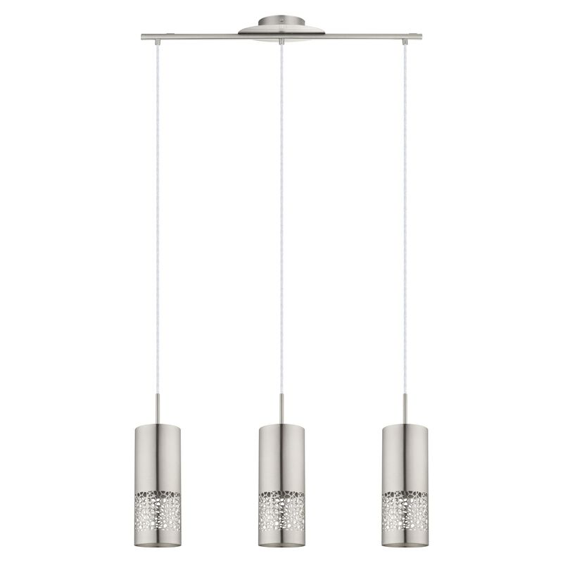 Carmelia 28 Inch 3 Light Linear Suspension Light by Eglo Lighting