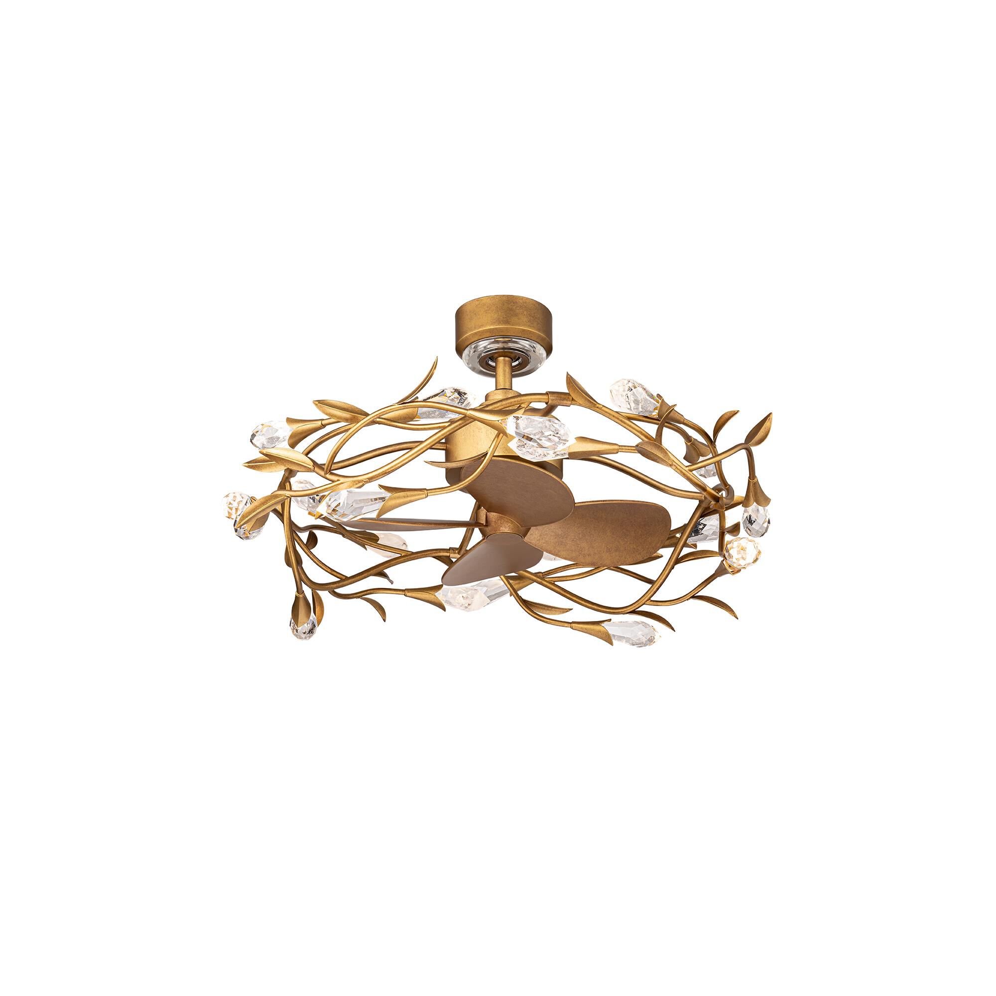 Secret Garden Chandelier Ceiling Fan by Schonbek