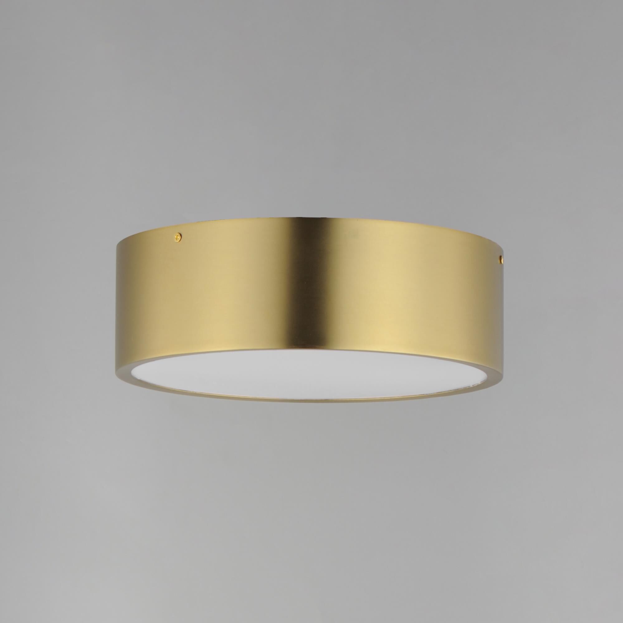 Shown in Satin Brass finish and White glass and Acrylic shade