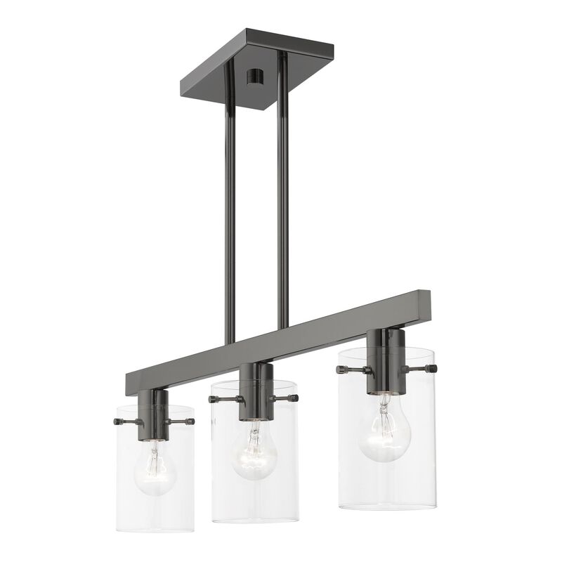 Munich 30 Inch 3 Light Linear Suspension Light by Livex Lighting