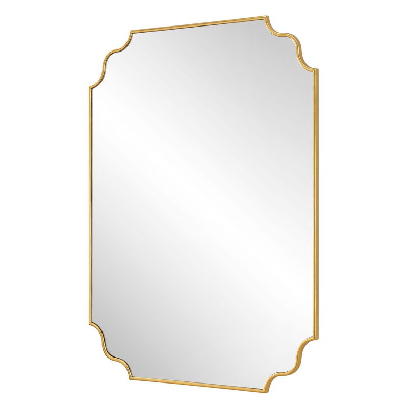 Uttermost Lennyn Gold Vanity Mirror Decorative Mirrors by Uttermost