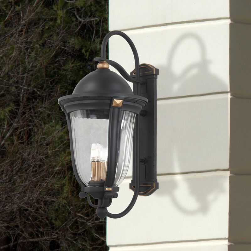 Peale Street 33 Inch Tall 5 Light Outdoor Wall Light by Minka Lavery