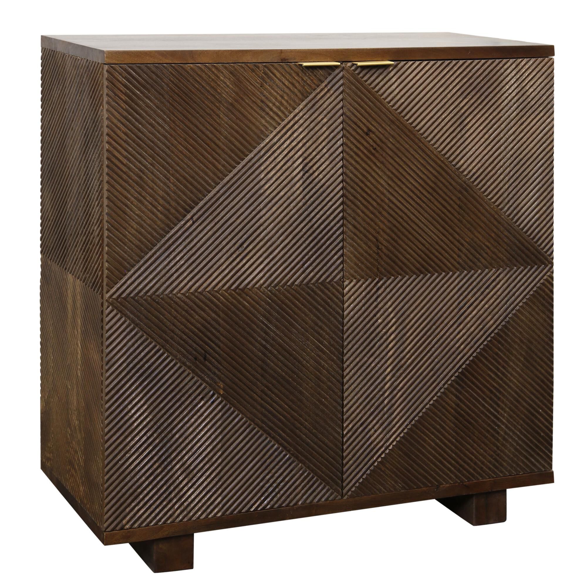 Shown in Espresso Brown and Brushed Brass finish