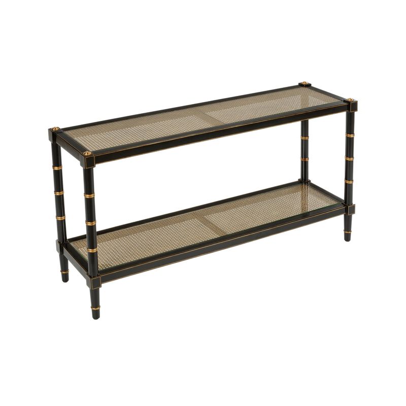 Bill Cain Conner Cane Console Table by Chelsea House