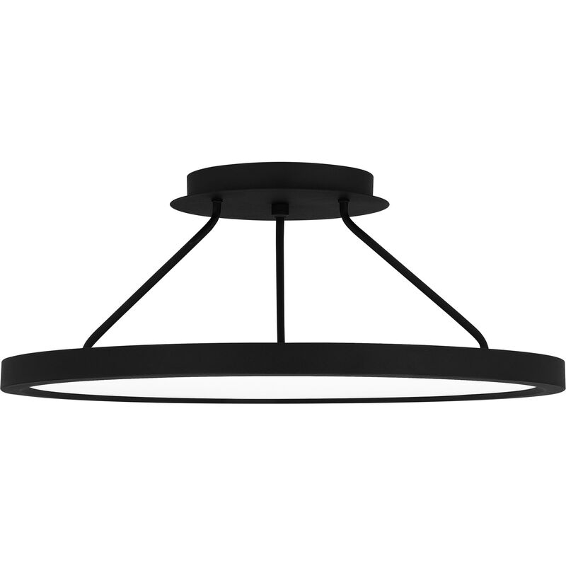 Outskirts 20 Inch 1 Light LED Semi Flush Mount by Quoizel