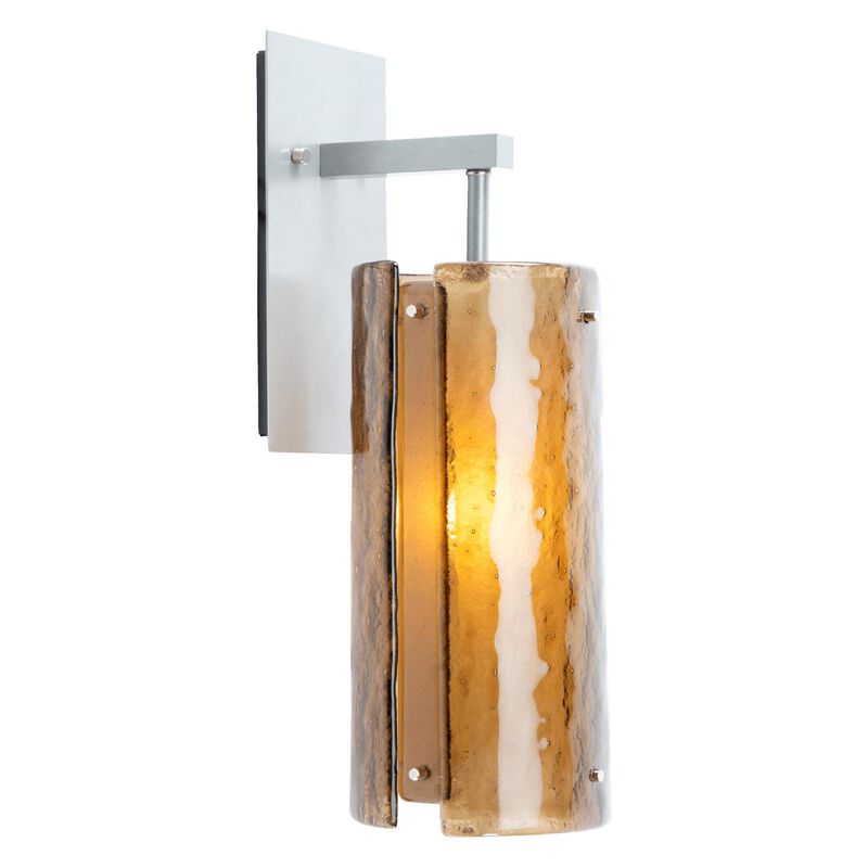 Hammerton Studio Textured Glass 17 Inch Wall Sconce