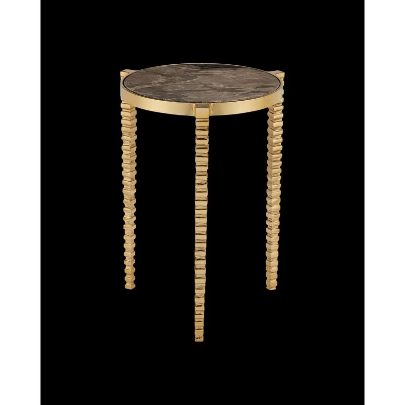 Corrado Cappuccino Accent Table by Currey and Company