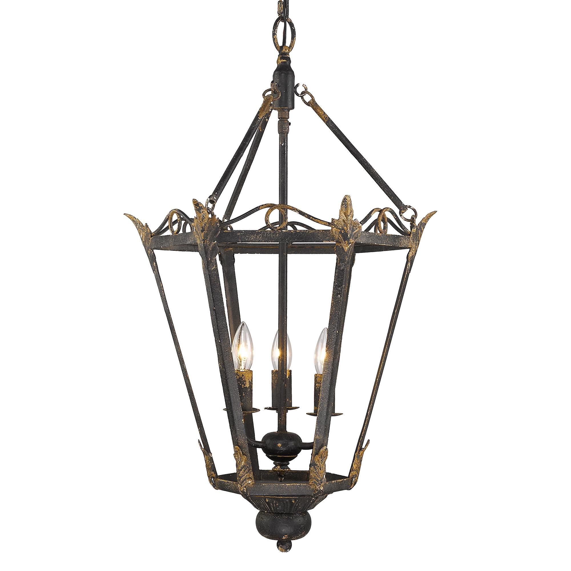 Shown in Antique Black Iron finish