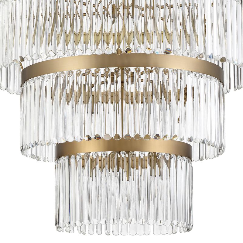 Emory 40 Inch 22 Light Chandelier by Crystorama