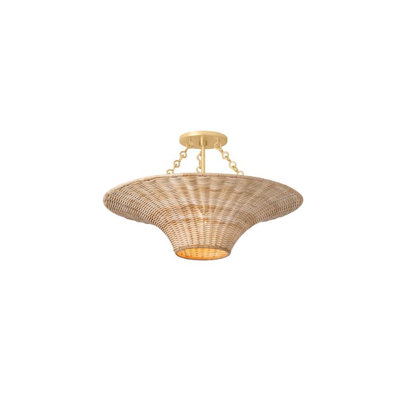 Ketan Semi Flush Mount by Troy Lighting