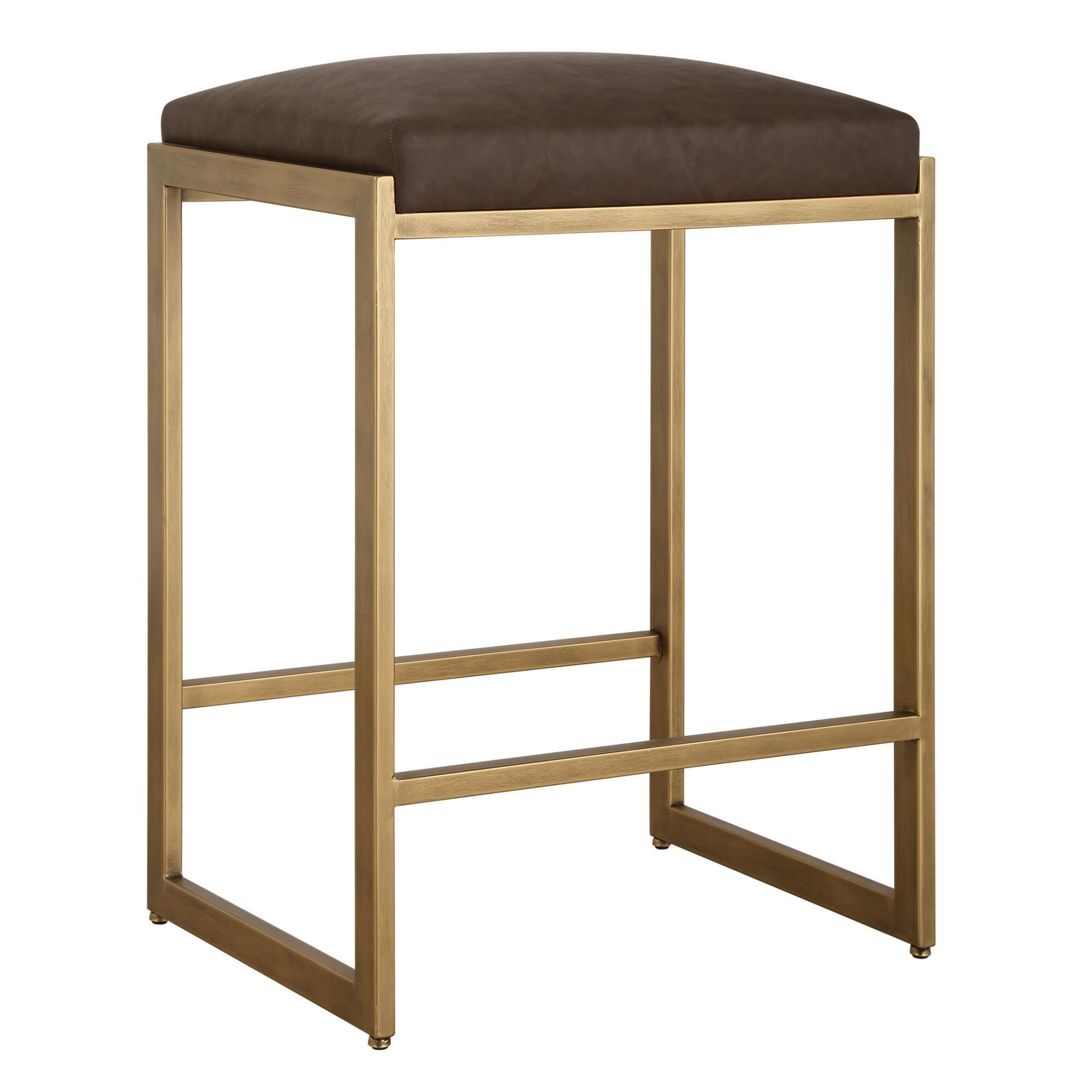 Shown in Clean Contemporary Lines Are Accented With Subtle Stylish Details. The Antique Brushed Brass Finishe finish