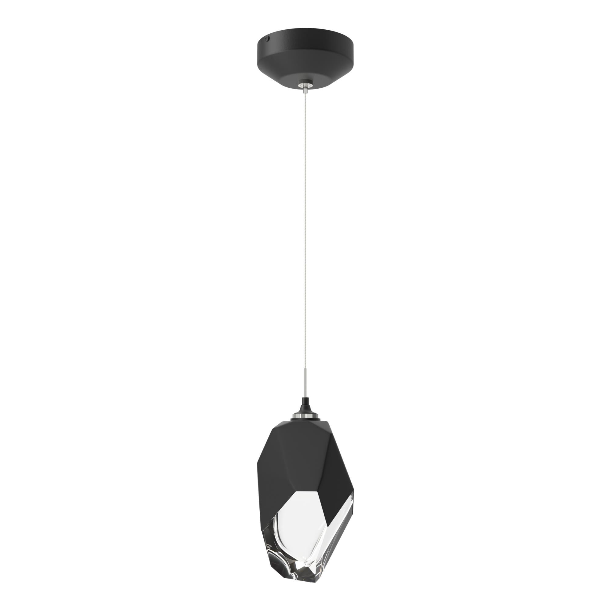 Shown in Black finish and Black glass and Black Glass shade