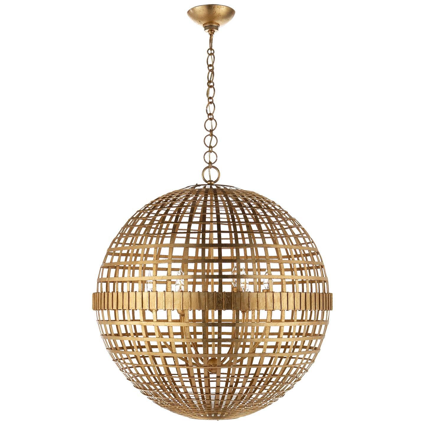 AERIN Mill 30 Inch Cage Pendant by Visual Comfort Signature Collection - Clearance