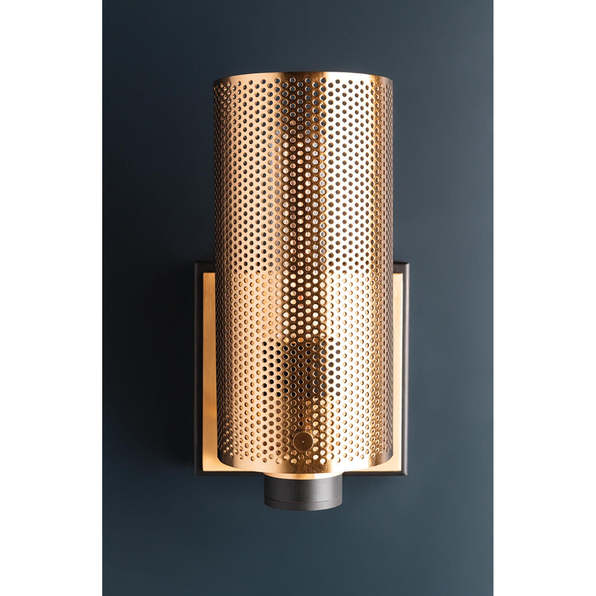 Shown in Modern Bronze And Aged Brass finish and Plated Brass Steel shade