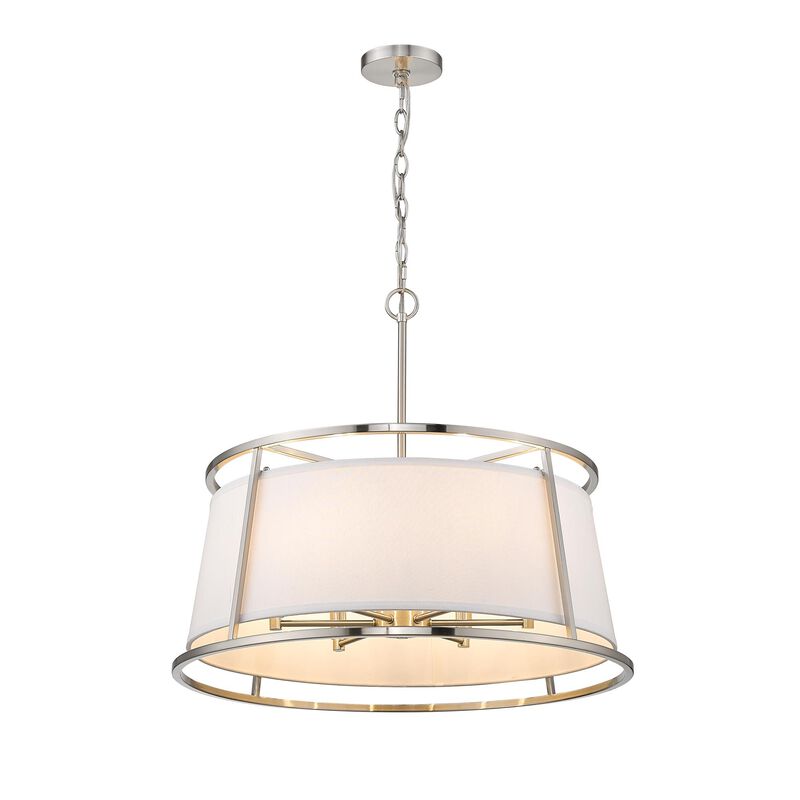 Lenyx Pendant 26 Inch 6 Light Chandelier by Z-Lite