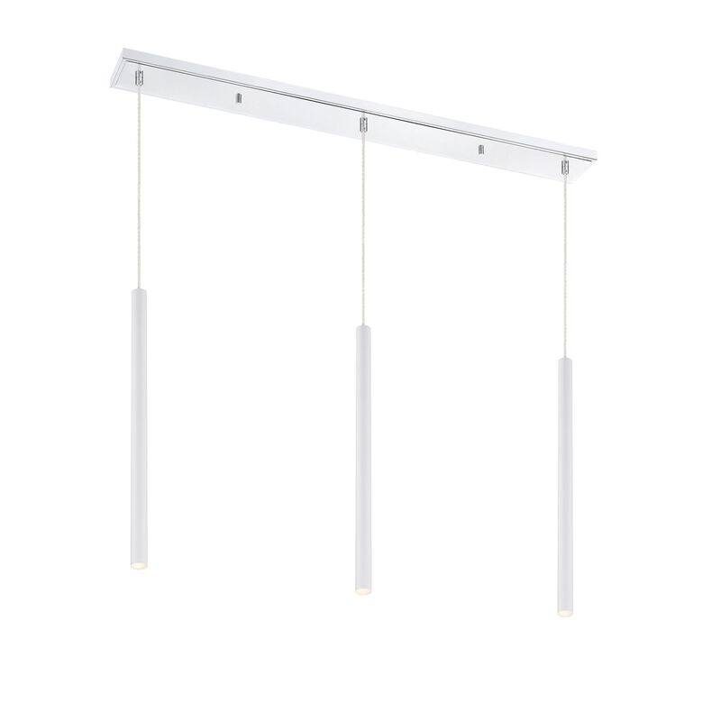 Forest 46 Inch 3 Light LED Linear Suspension Light by Z-Lite