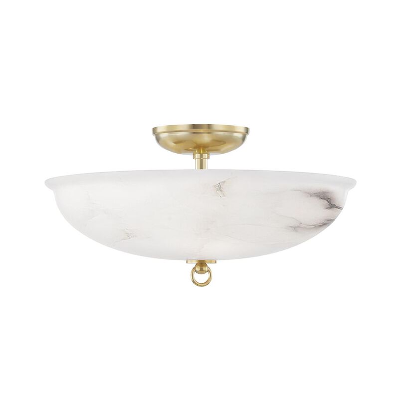 Somerset 16 Inch Semi Flush Mount by Hudson Valley Lighting