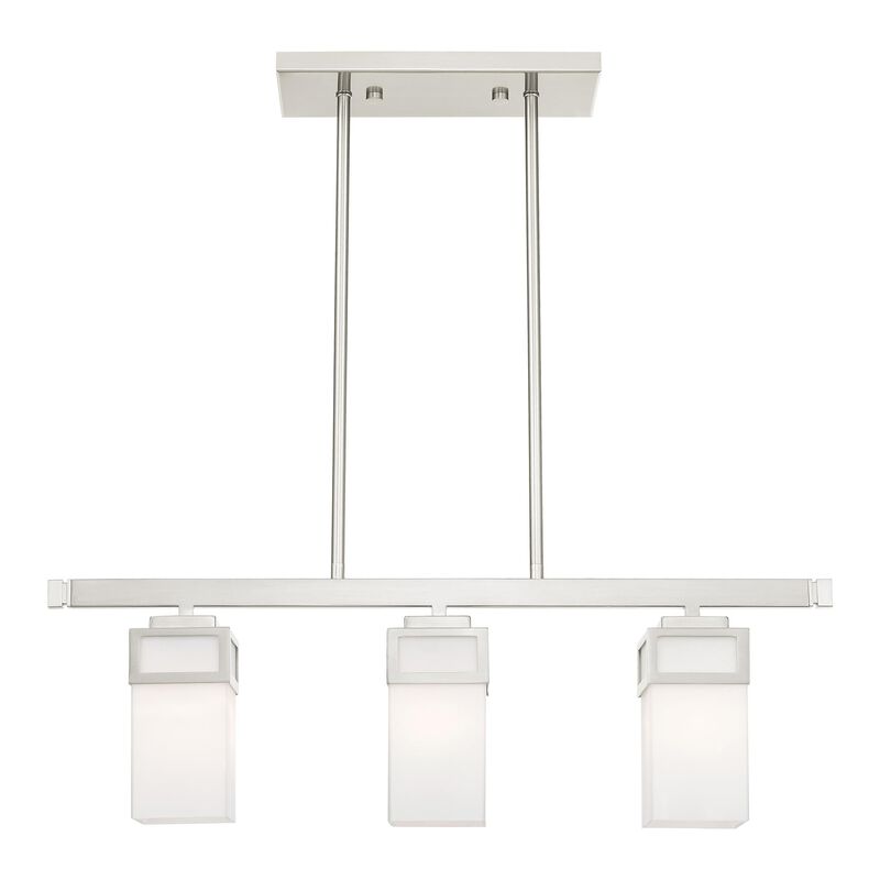 Harding 28 Inch 3 Light Linear Suspension Light by Livex Lighting