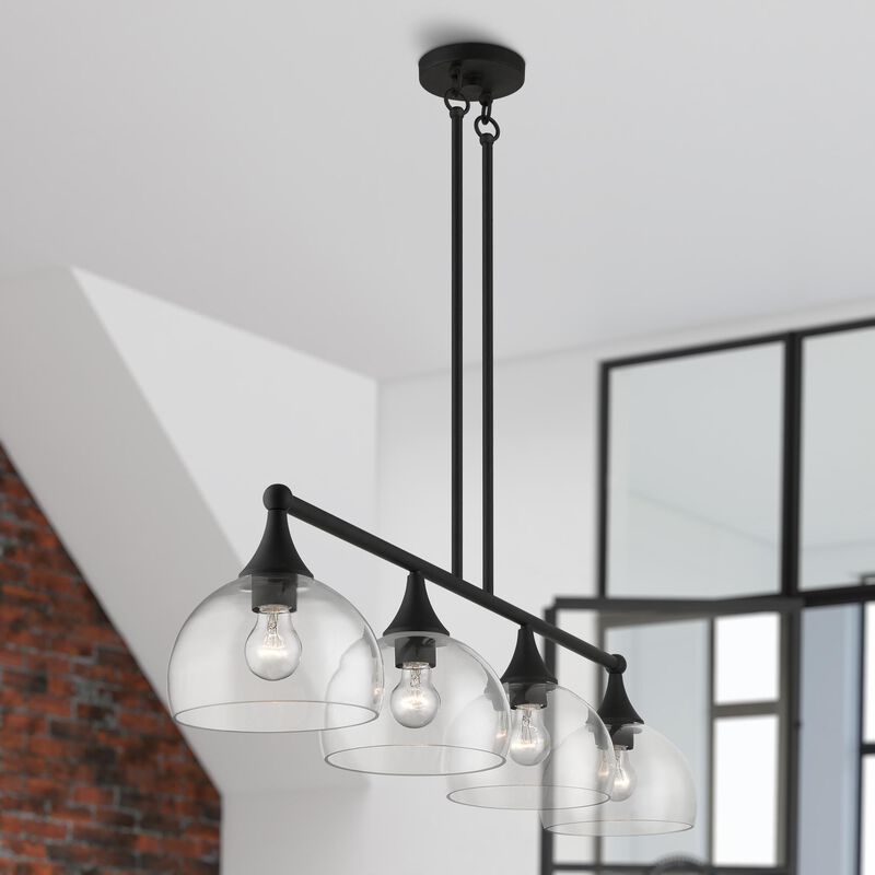 Glendon 45 Inch 4 Light Linear Suspension Light by Livex Lighting