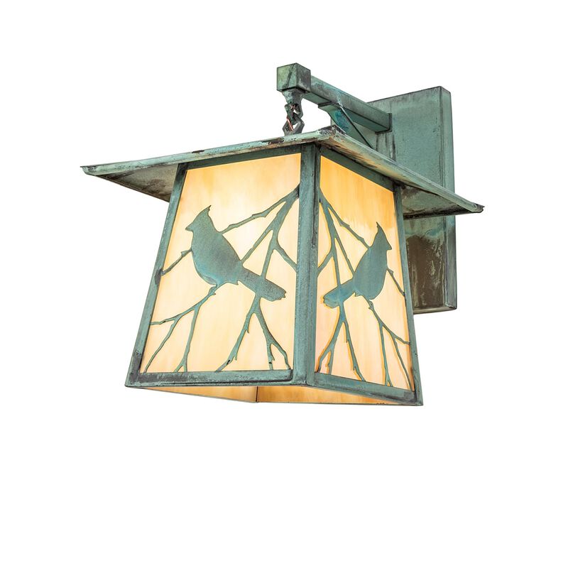 Meyda Lighting Stillwater 14 Inch Tall Outdoor Wall Light