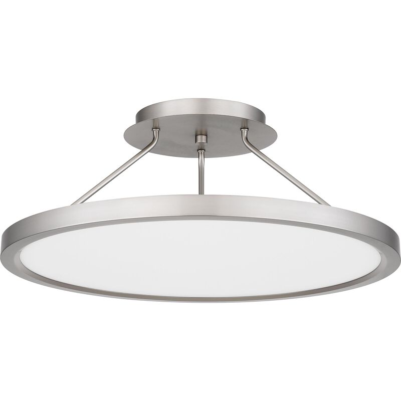 Outskirts 20 Inch 1 Light LED Semi Flush Mount by Quoizel