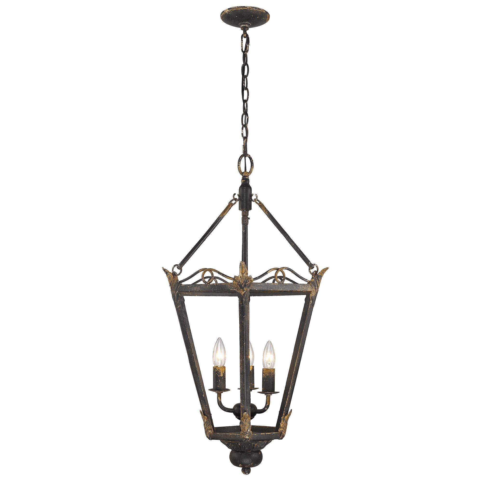 Shown in Antique Black Iron finish