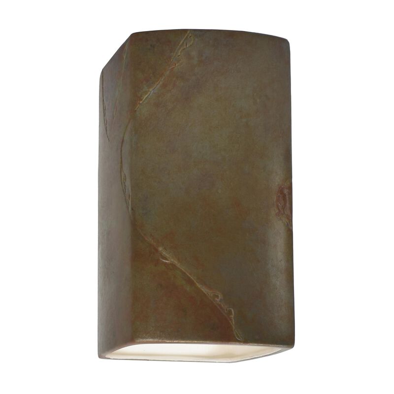 Ambiance 9 Inch Tall Outdoor Wall Light by Justice Design Group