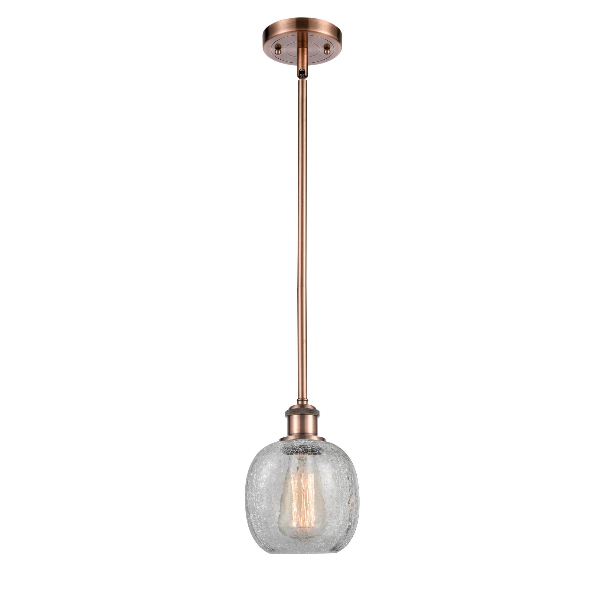 Shown in Antique Copper finish and Sphere glass and Glass shade