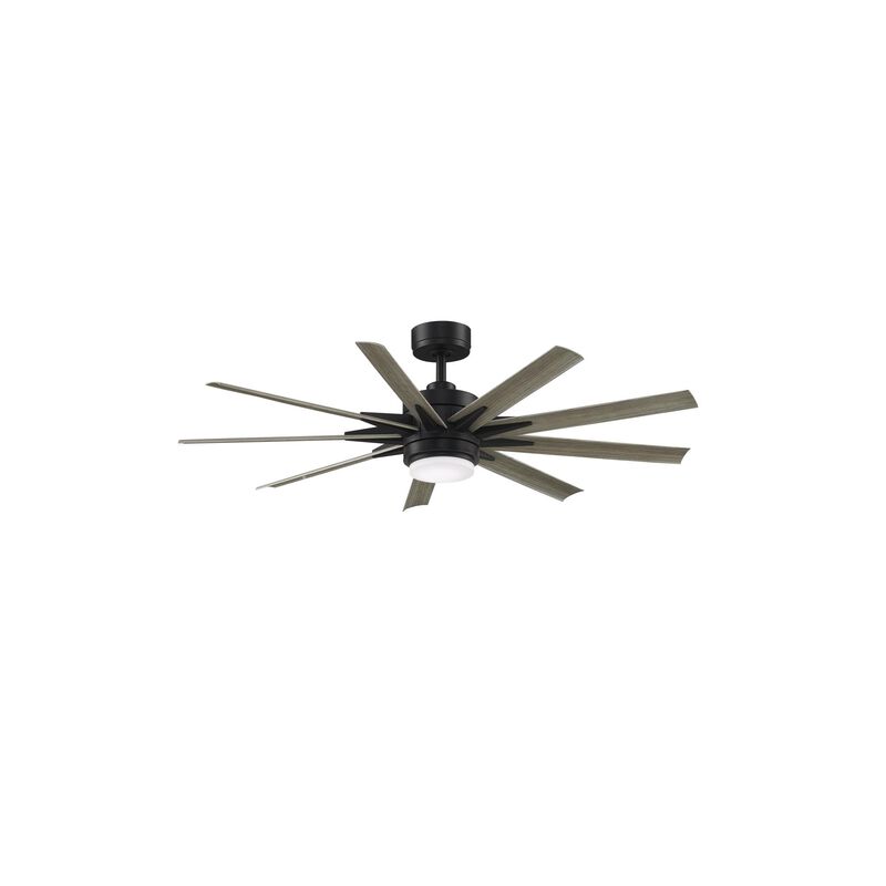 Odyn Custom Outdoor Rated Ceiling Fan with Light Kit Motor Only by Fanimation