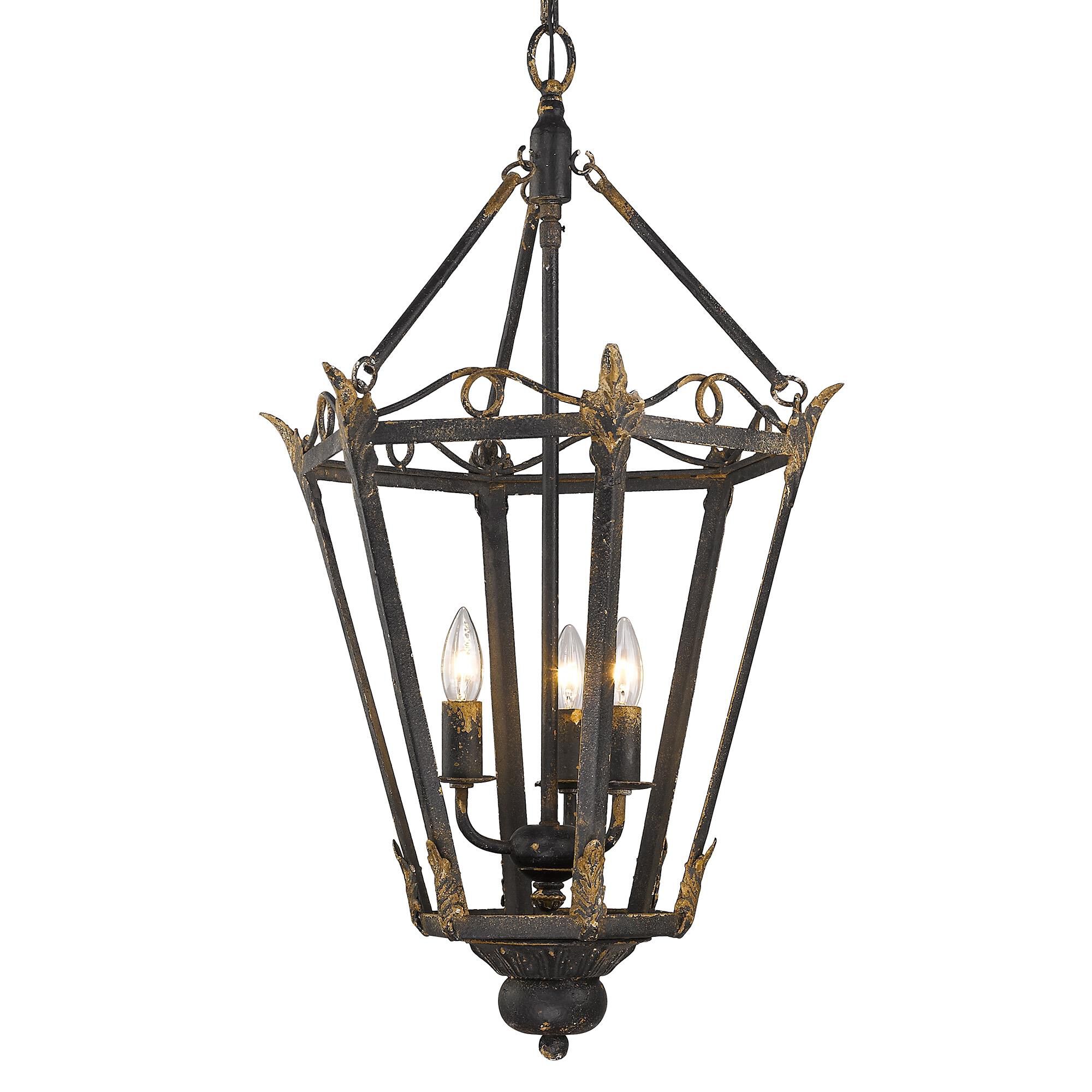 Shown in Antique Black Iron finish