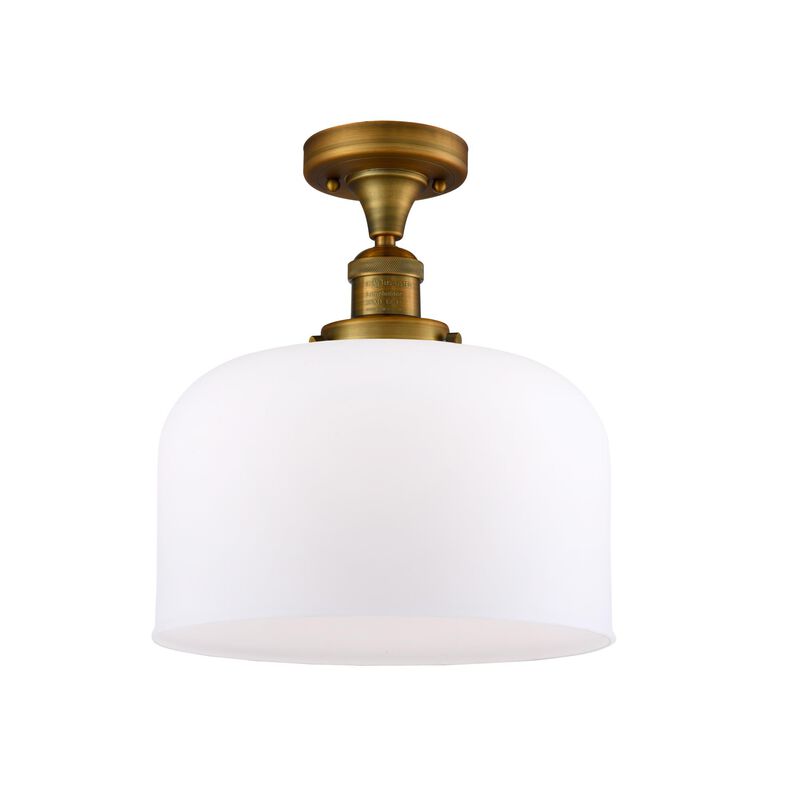 Bruno Marashlian Bell 12 Inch 1 Light Semi Flush Mount by Innovations Lighting