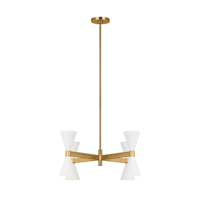 Albertine 32 Inch 8 Light Chandelier by Visual Comfort Studio Collection