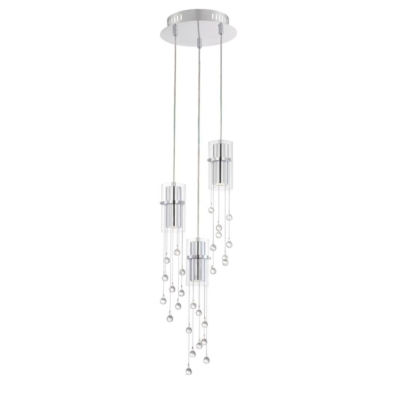 Tilden 9 Inch 3 Light LED Multi Light Pendant by Lite Source