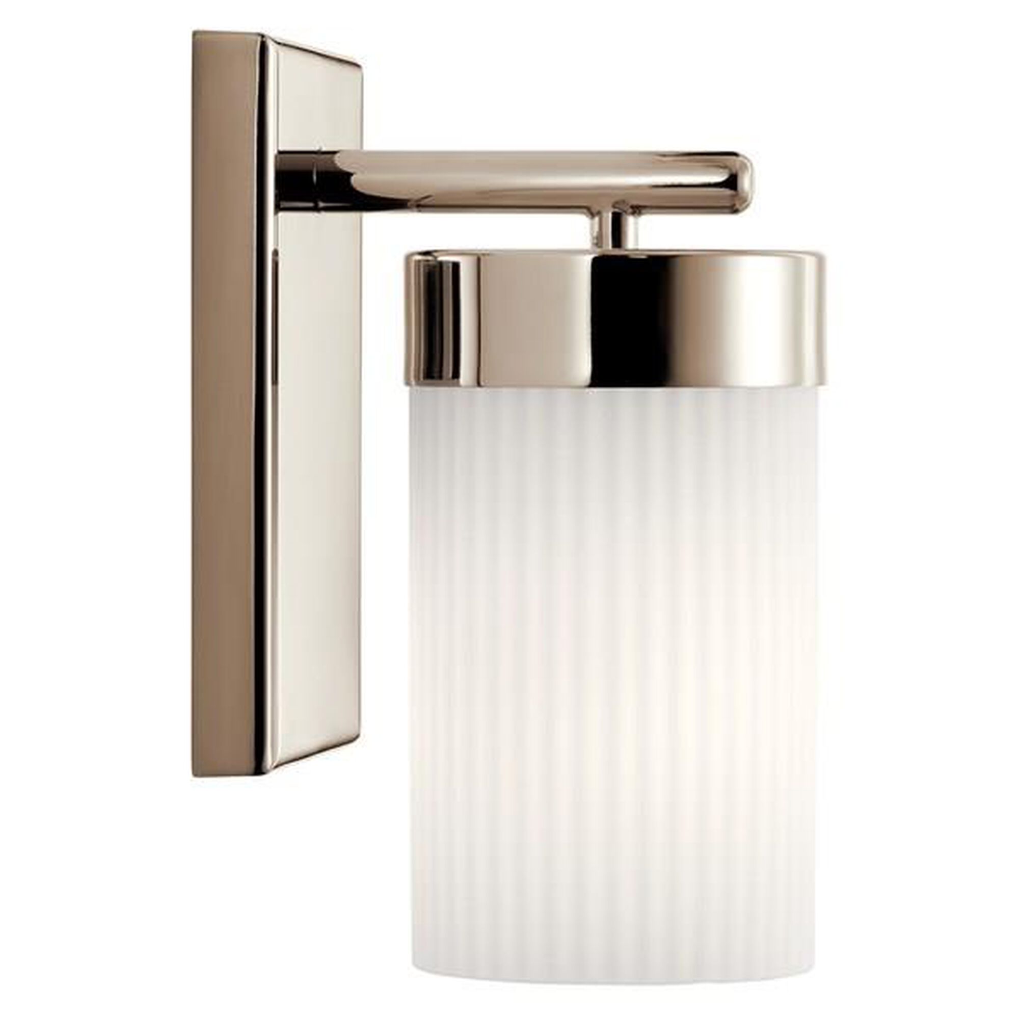 Shown in Polished Nickel finish and Satin Etched Cased Opal glass