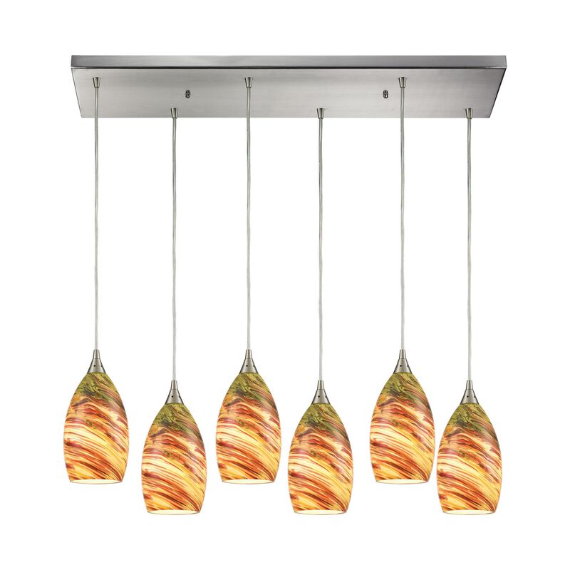 Collanino 32 Inch 6 Light Linear Suspension Light by ELK Lighting