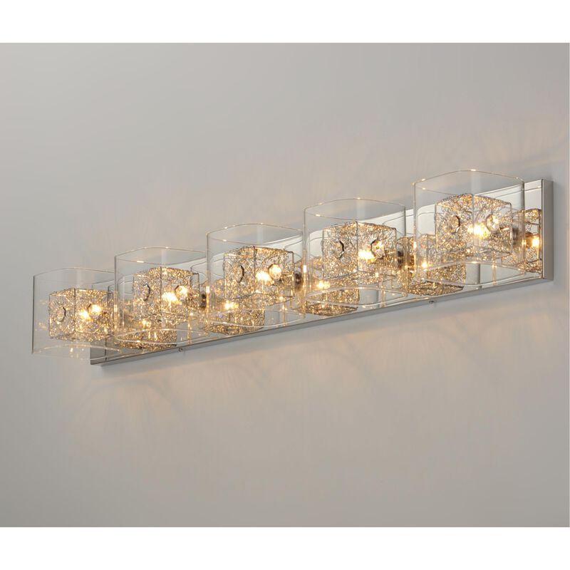 Gem 39 Inch 5 Light Bath Vanity Light by Et2 Lighting