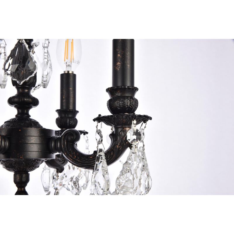 Lillie 10 Inch 4 Light Mini Chandelier by Elegant Lighting