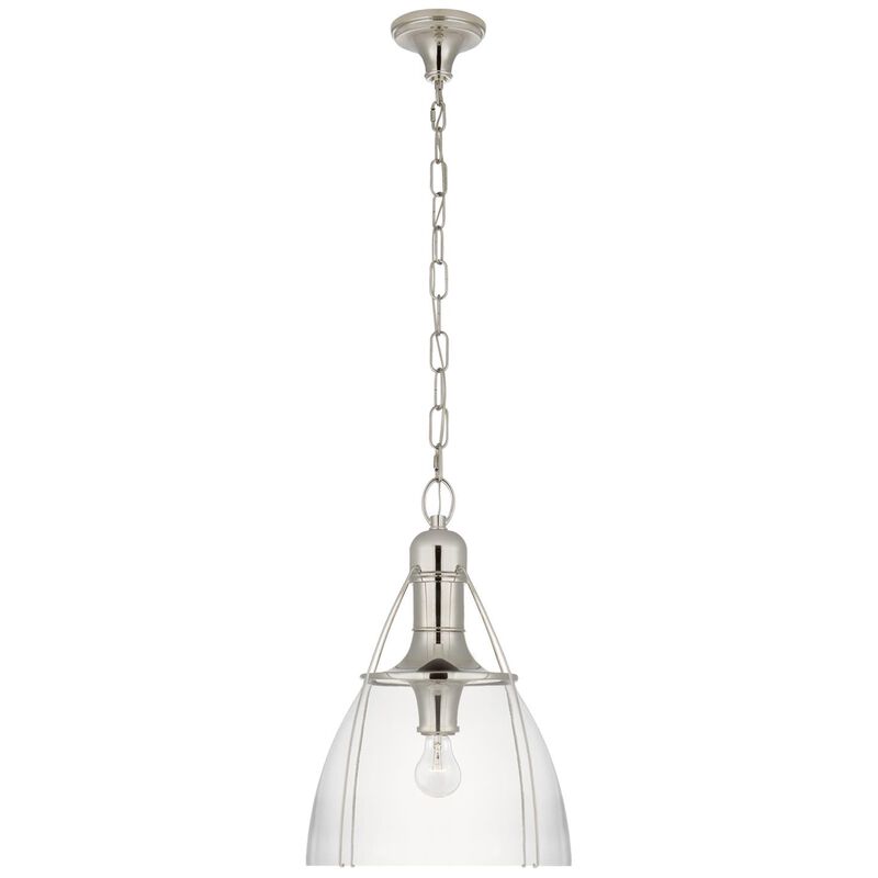 Visual Comfort Signature Collection Chapman & Myers Prestwick 18 Inch Large Pendant