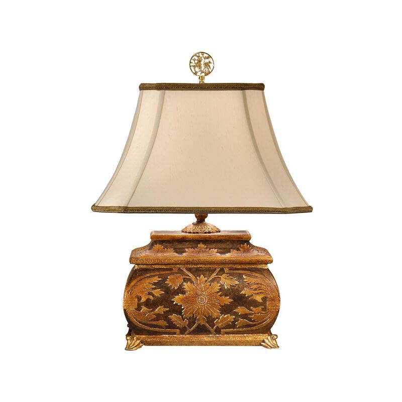 Gold Box Table Lamp by Wildwood