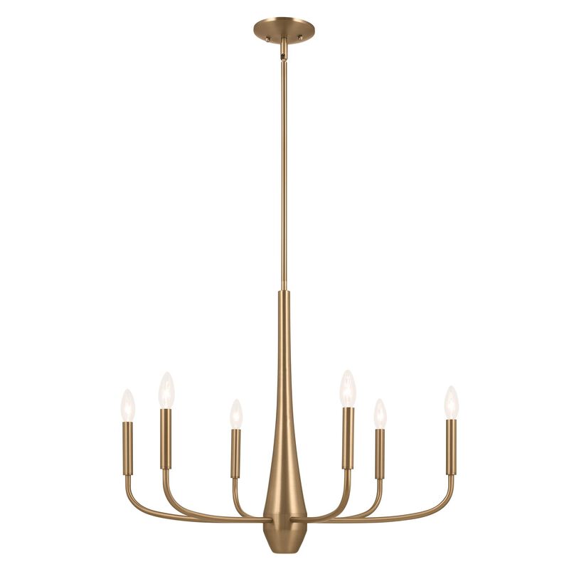 Deela 28 Inch 6 Light Chandelier by Kichler Lighting