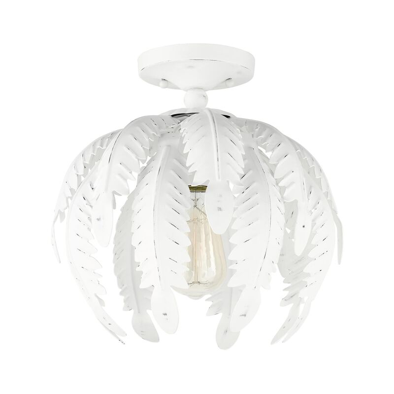 Acanthus 1 Light Semi Flush Mount by Livex Lighting