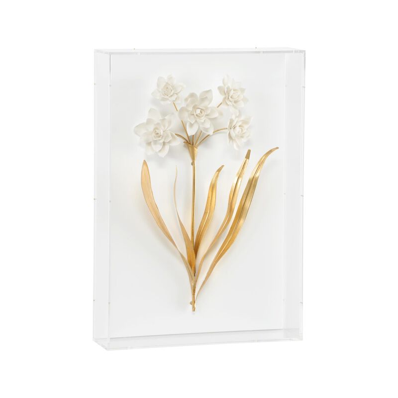 Porcelain Flowers Alternative Wall Art by Chelsea House