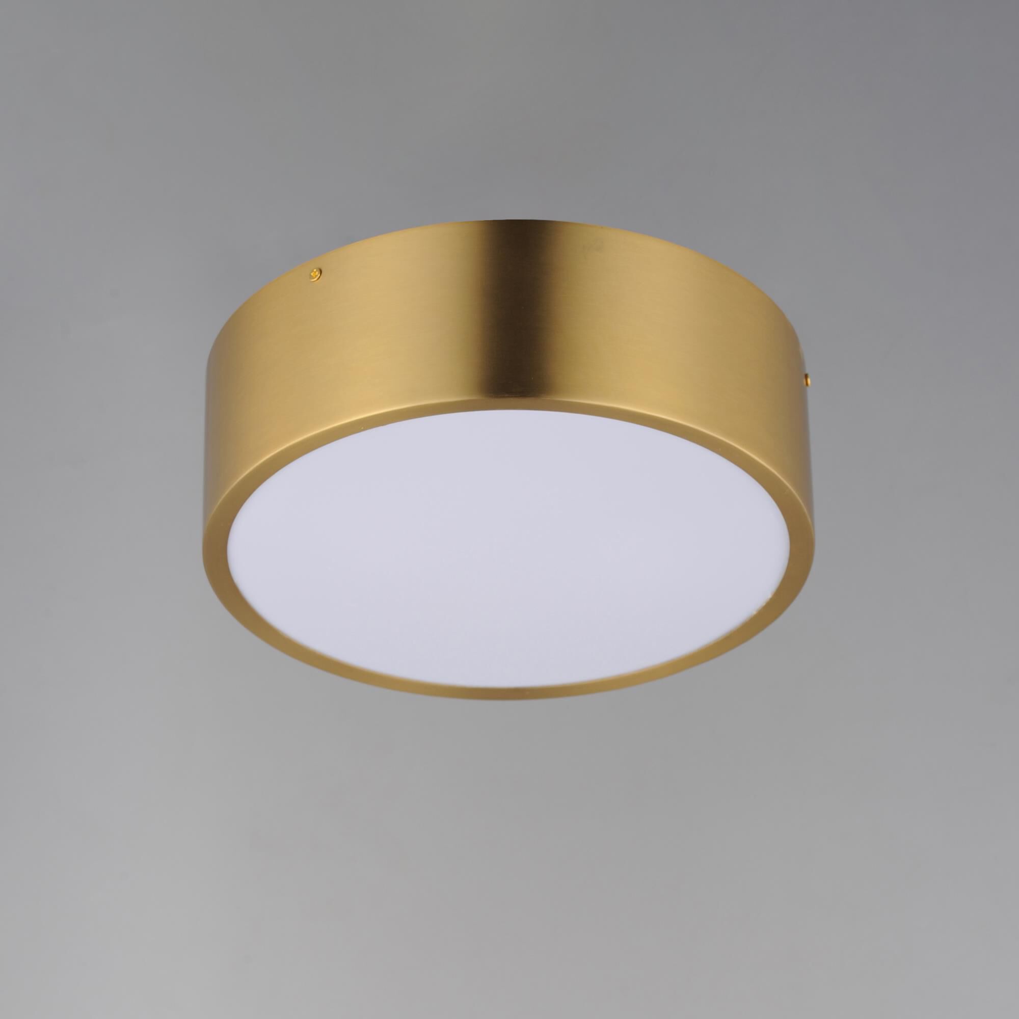 Shown in Satin Brass finish and White glass and Acrylic shade