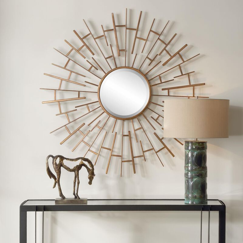 Uttermost Tangled Bronze Round Mirror Decorative Mirrors by Uttermost