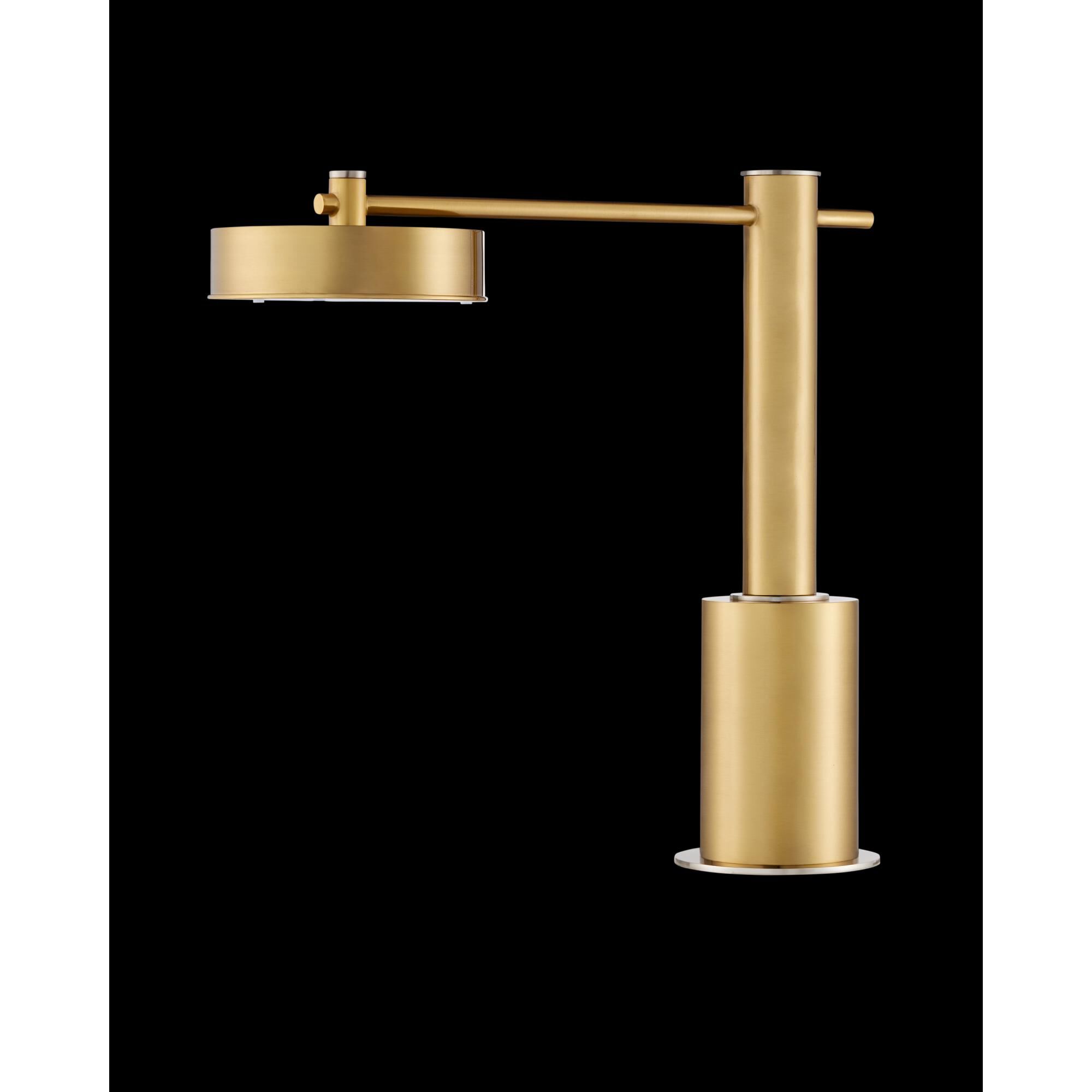 Shown in Brushed Brass and Brushed Nickel finish