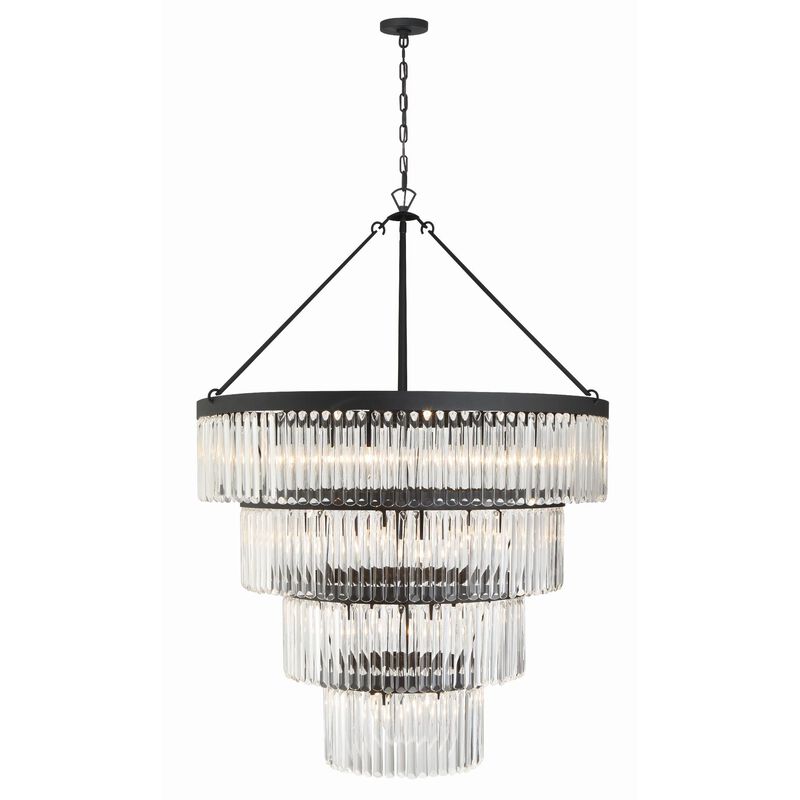 Emory 40 Inch 22 Light Chandelier by Crystorama