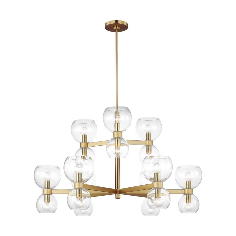 kate spade new york Londyn 36 Inch 18 Light Chandelier by Visual Comfort Studio Collection